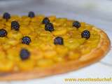 Tarte aux mirabelles et poudre d'amande