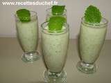 Verrine de concombre au yaourt