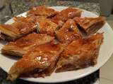 Baklawas pistaches et amandes