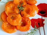 Abricots poêlés au thym et au miel