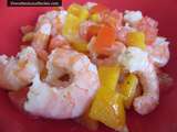 Crevettes au lait de coco