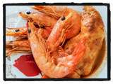 Pollo con gambas