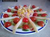 Salade verte aux asperges