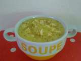 Soupe aux poireaux, pommes de terre et au comté