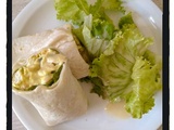 Wraps de dinde et crudités