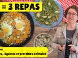 3 € = 3 repas équilibrés et faciles