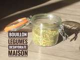 Bouillon de légumes déshydraté maison