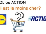 Lidl ou Action qui est le moins cher