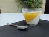 Panna cotta coulis de mangue