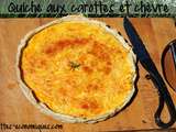 Quiche aux carottes et chèvre