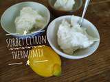 Sorbet citron au thermomix