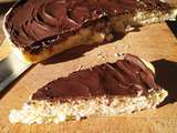 Tarte noix de coco et chocolat