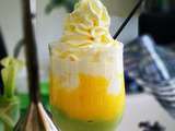 Verrine d’avocat, lemon curd et chantilly