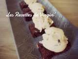 Brownie & glace stracciatella