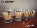 Verrines Poire Caramel