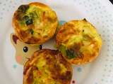 Minis quiches sans pâte poireaux carottes