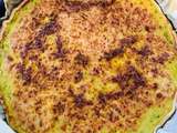 Tarte courgettes lardons curry au Thermomix