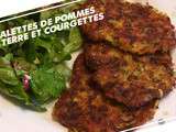 Galettes de pommes de terre et courgettes