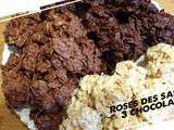 Roses des sables 3 chocolats