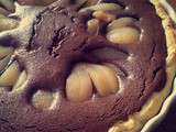 Tarte poires chocolat