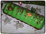 Bûche menthe chocolat