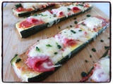 Courgettes farcies façon pizza