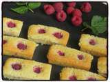 Financiers à la framboise