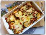 Gratin de courgette à la bolognaise