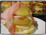 Millefeuille de pomme de terre à la raclette