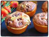 Muffins à l'orange et au chocolat