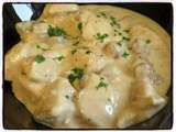 Poulet stroganoff