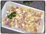 Tortellinis au jambon et au brie