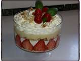 Trifle aux fraises