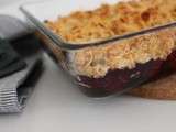 Crumble aux amandes et fruits rouges