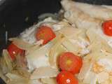 Filets de perche aux tomates cerises et herbes