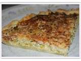 Quiche aux poireaux et lardons