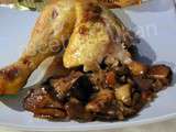 Poulet sauce champignons – pl, Conso, mardi Escalier Nutritionnel