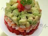 Tartare de tomates, crevettes & Avocat – Conso (gala), Stabilisation, Dimanche Escalier Nutritionnel