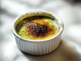 Crème brûlée au matcha