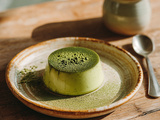 Panna cotta au matcha