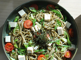 Salade de soba vegan