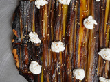 Tarte tatin poireau miso