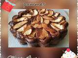 Flan chocolat pommes