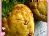 Muffins cœurs de vache qui rit