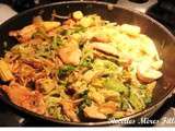 Chinoise : Wok poulet chou