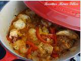 Plat d'hiver : Poulet basquaise