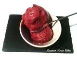 Sorbet : Sorbet aux cassis et framboises