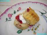 Scones aux fraises