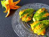 Fleurs de courgette farcies au fromage frais