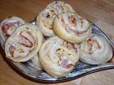 Palmiers Jambon cru/ Rondelé aux noix